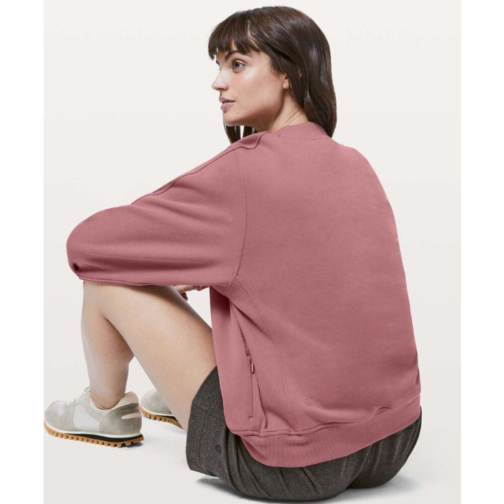 LULULEMON Chill On Pullover in Quicksand Size 6 crewneck casual pink